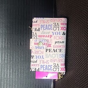 Betsey Johnson Peggable Card Case with Keyring